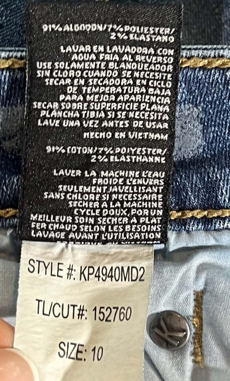 Kut from the Kloth Catherine Straight Leg Jeans Size 10 - Picture 2 of 6